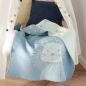 Preview: Biederlack Babydecke - Leo blau