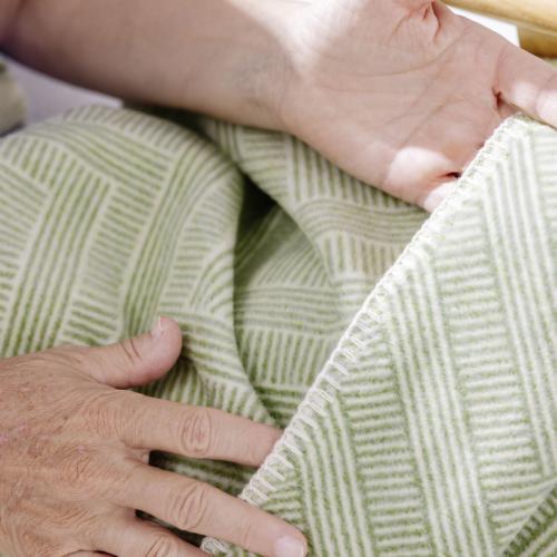 Ibena blanket - Nazca green