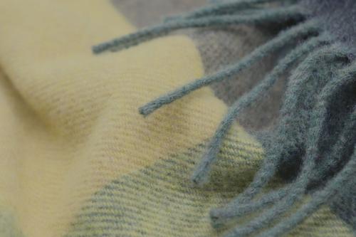 Biederlack cashmere plaid - Pleasant Green