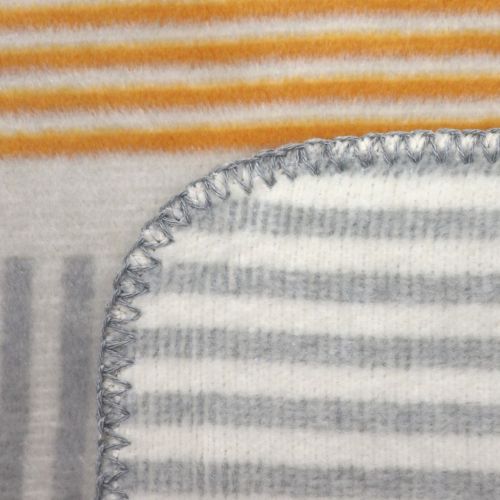 Biederlack blanket - Maze yellow