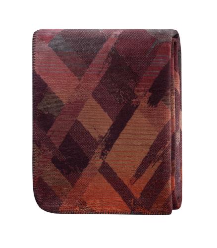 Biederlack blanket - Garnet Glow