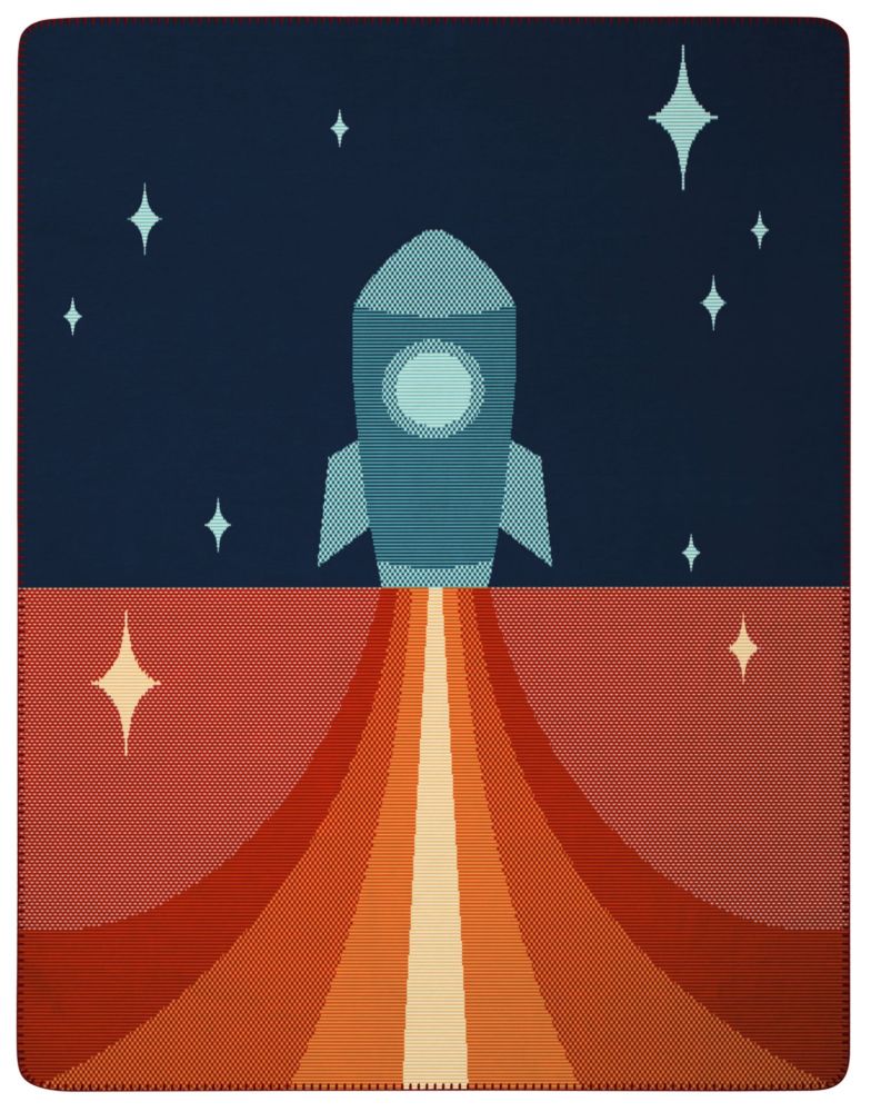 Biederlack Babydecke - Little Rocket