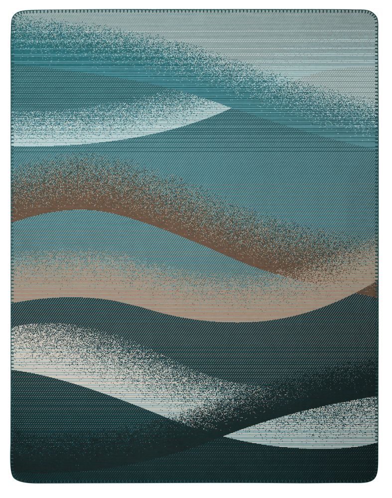 Biederlack XXL Wohndecke - Ocean Wave 220x240cm