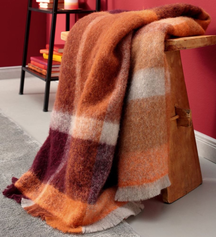 Biederlack plaid - Mohair Look