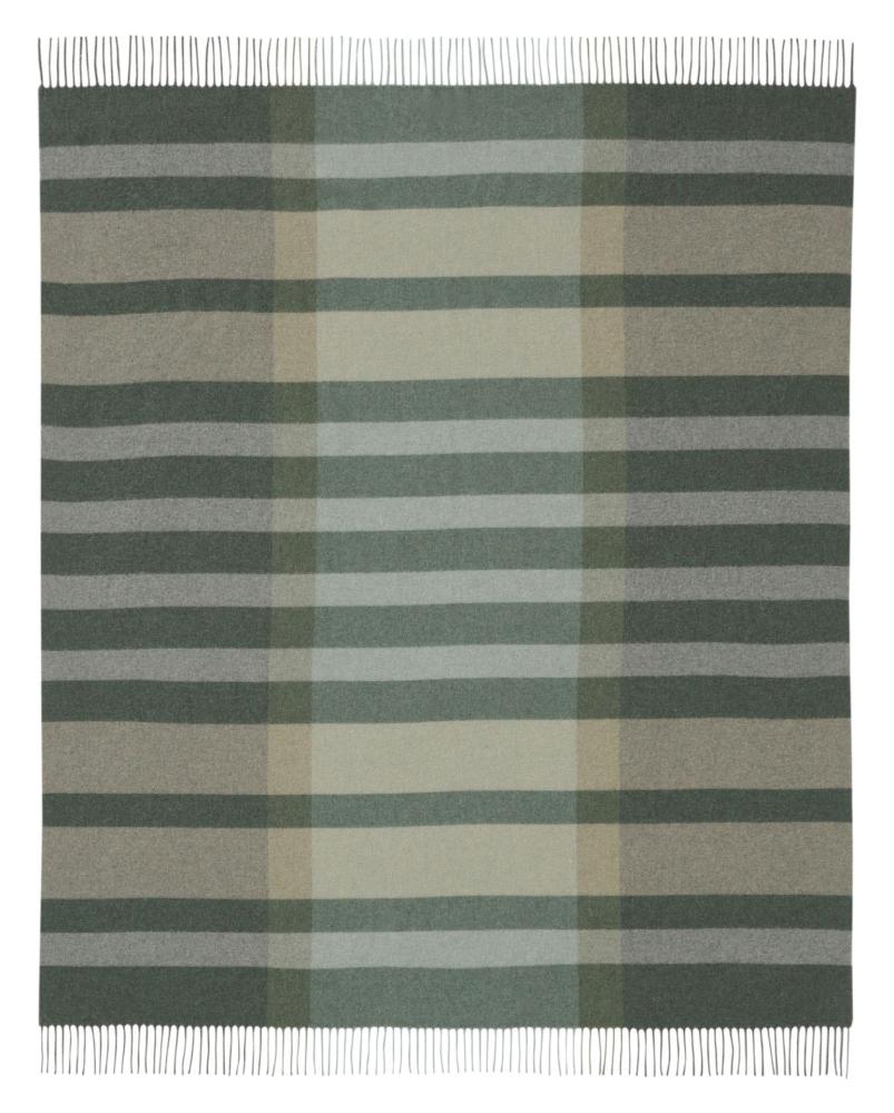 Biederlack XL uni cashmere plaid - Moss Charming
