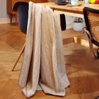 Biederlack XL blanket - Twist nature 180x220cm