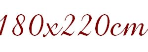 180x220cm
